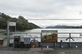 Ferry across the Danube