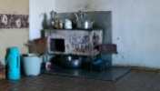 A typical cooker, Karakul homestay