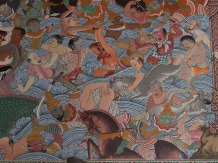 Krabi Mural (right of main door - spot the different theme)